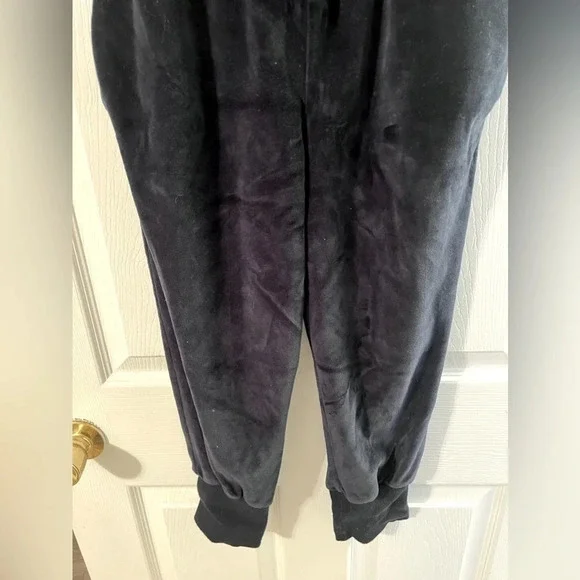 Marc By Marc Jacobs Swimwear Womens Velour Cropped Strapless Black Jumpsuit Sz S - Picture 3 of 6